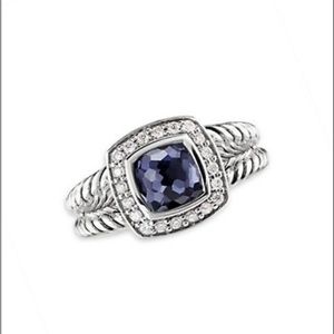 David Yurman Albion Petite Ring in Black Orchid size 6